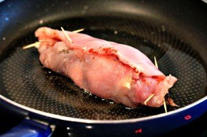 سرخ کردن به مدت 1 دقیقه